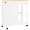 vidaXL Chariot de cuisine MONZA 84x40x88,5 cm bois massif de pin