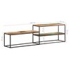 vidaXL Meuble TV 180x30x50 cm Bois de r&eacute;cup&eacute;ration massif