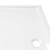 vidaXL Receveur de douche rectangulaire ABS Blanc 70x120 cm