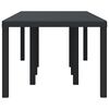 vidaXL Table de jardin pour repas Anthracite 250 x 100 x 73 cm
