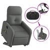 vidaXL Fauteuil inclinable de massage électrique gris foncé tissu