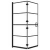 vidaXL Cabine de douche pliable ESG 120x140 cm Noir