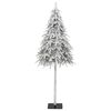 vidaXL Sapin de No&euml;l artificiel avec neige floqu&eacute;e 150 cm