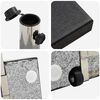 vidaXL Pied de parasol Noir 41 x 41 x 37 cm Granite