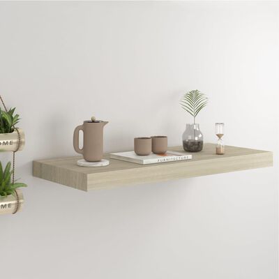 vidaXL Étagère flottante murale chêne 60x23,5x3,8 cm MDF