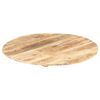 vidaXL Dessus de table Bois de manguier solide Rond 15-16 mm 70 cm