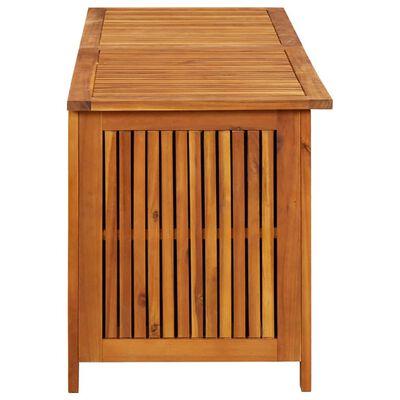 vidaXL Boîte de rangement de jardin 150x50x58 cm Bois d'acacia solide