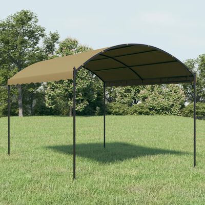 vidaXL Belvédère 4x3x2,6 m Taupe 180 g/m²