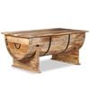 vidaXL Table basse Bois de manguier massif 88x50x40 cm