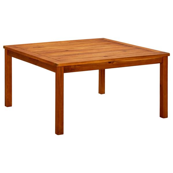 vidaXL Table basse de jardin 85x85x45 cm Bois solide d'acacia