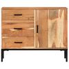 vidaXL Buffet 88x30x73 cm Bois d'acacia massif