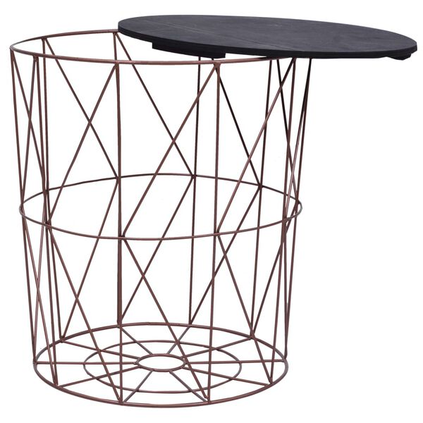 vidaXL Table basse 3 pcs Cuivre