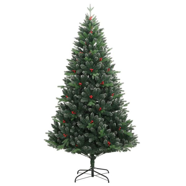 vidaXL Sapin de No&euml;l artificiel articul&eacute; avec 300 LED 210 cm