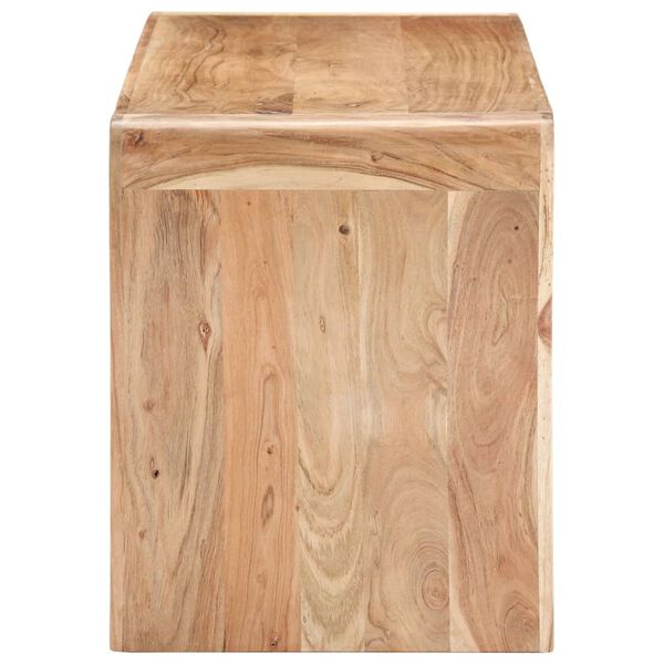 vidaXL Banc 110x38x46 cm Bois solide d'acacia