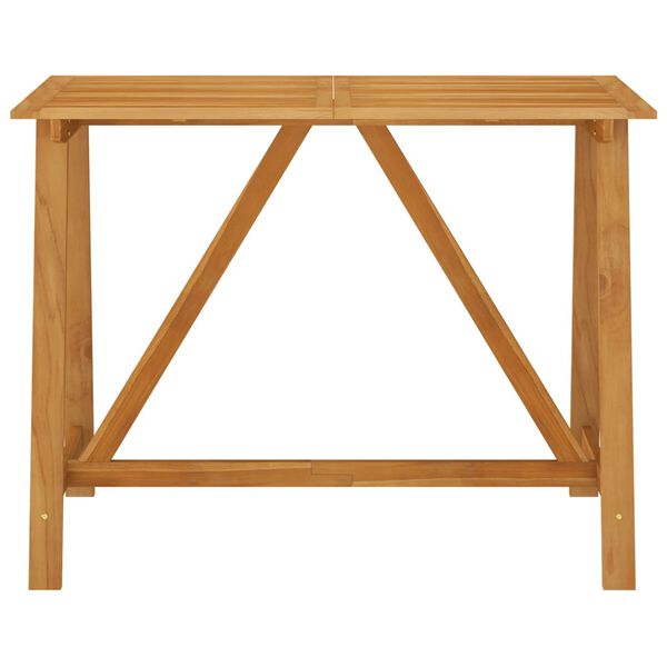 vidaXL Table de bar de jardin 140x70x104 cm Bois d'acacia massif