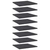 vidaXL Panneaux de biblioth&egrave;que 8 pcs gris bois d&rsquo;ing&eacute;nierie