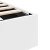 vidaXL Lit de Rangement avec matelas Blanc pur 100 x 190 cm Faux cuir