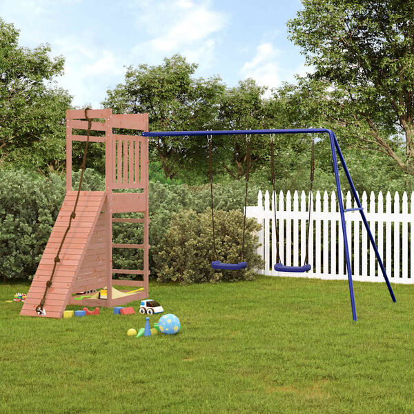 vidaXL Aire de jeux d'ext&eacute;rieur bois massif de douglas
