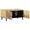 vidaXL Table basse 80x50x40 cm bois de manguier massif