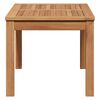 vidaXL Table de Jardin Naturel 95 x 45 x 40 cm Bois de teck solide