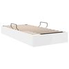 vidaXL Lit de Rangement avec matelas Blanc pur 100 x 190 cm Faux cuir