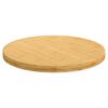 vidaXL Dessus de table &Oslash;50x2,5 cm bambou