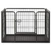 vidaXL Parc pour chiots Acier 91,5x59x61 cm