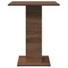 vidaXL Table de bistro Chêne marron 60x60x75 cm Bois d'ingénierie