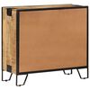 vidaXL Buffet 80x31x71 cm Bois de manguier massif brut