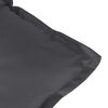 vidaXL Coussins de chaise &agrave; dossier bas lot de 4 anthracite m&eacute;lang&eacute;