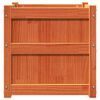 vidaXL Jardini&egrave;res 2 pcs cire marron bois de pin massif