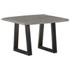 vidaXL Table basse avec bord naturel 60x60x40 cm Bois d'acacia massif