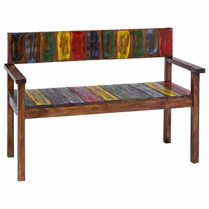 vidaXL Chaises &agrave; manger lot de 4 bois de r&eacute;cup&eacute;ration solide