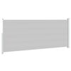 vidaXL Auvent lat&eacute;ral r&eacute;tractable de patio 200x500 cm Gris