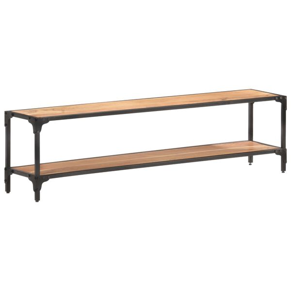 vidaXL Meuble TV 150x30x40 cm Bois d'acacia massif