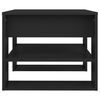 vidaXL Table basse noir 55,5x55x45 cm bois d'ing&eacute;nierie