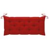 vidaXL Banc de jardin pliable avec coussin 118 cm Bambou