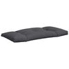vidaXL Coussins de palette lot de 2 anthracite tissu