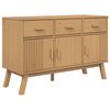 vidaXL Buffet OLDEN marron 114x43x73,5 cm bois massif de pin