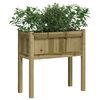 vidaXL Jardinière avec pieds 70x31x70 cm bois de pin imprégné