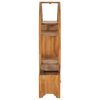 vidaXL Armoire avec étagère Yin Yang 100x26x112 cm Bois de teck massif