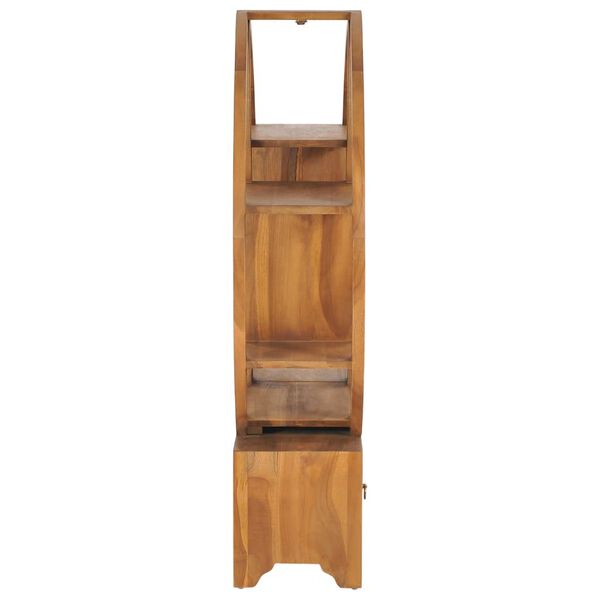 vidaXL Armoire avec étagère Yin Yang 100x26x112 cm Bois de teck massif