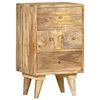 vidaXL Table de chevet 36 x 30 x 60 cm Bois de manguier massif