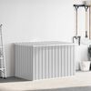 vidaXL Bo&icirc;te de rangement de jardin Gris 149x99x93 cm
