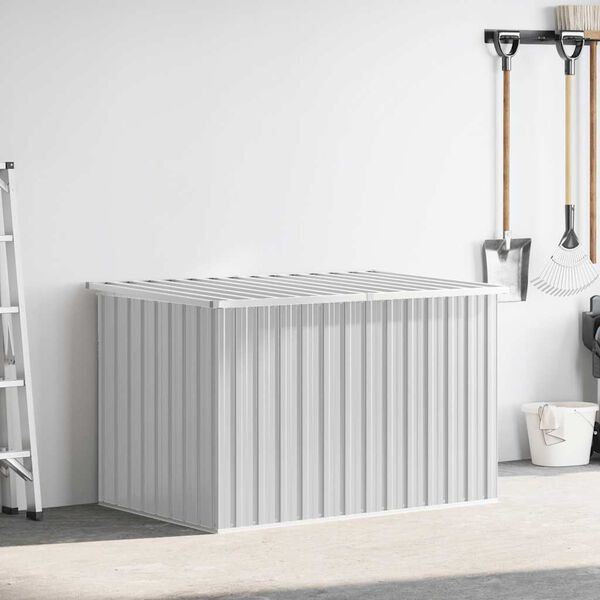 vidaXL Bo&icirc;te de rangement de jardin Gris 149x99x93 cm