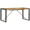 vidaXL Table &agrave; manger 160x80x75 cm bois de manguier massif