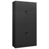 vidaXL Armoire de bureau Anthracite 90x40x180 cm Acier