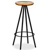 vidaXL Ensemble de bar 3 pcs Bois de récupération massif
