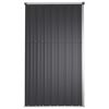 vidaXL Abri &agrave; outils de jardin anthracite 225x89x161cm acier galvanis&eacute;