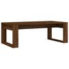 vidaXL Table basse ch&ecirc;ne marron 102x50x35 cm bois d'ing&eacute;nierie